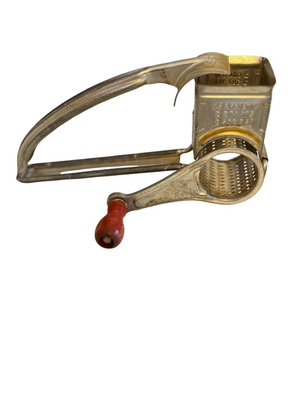Vintage Mouli Grater Hand Crank Rotary Cheese Nut Grater Made in France